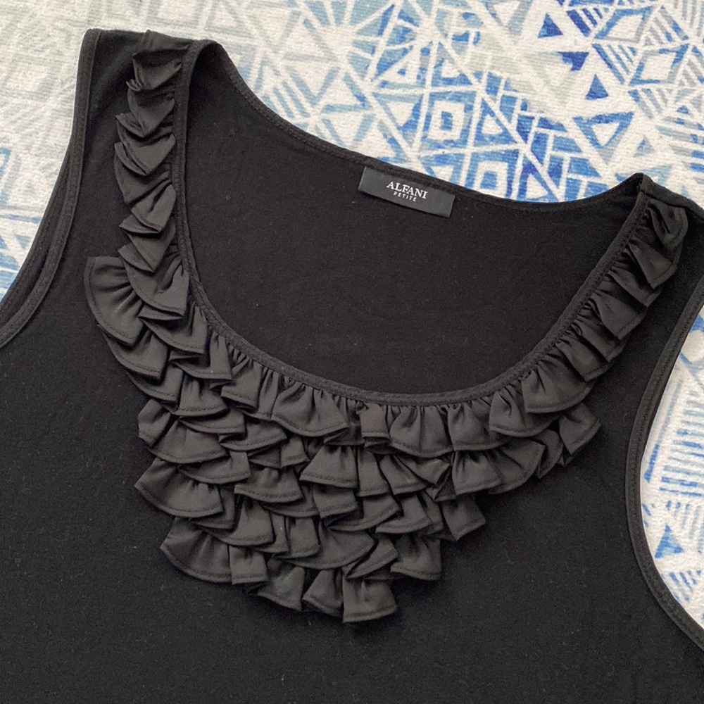 Alfani Ruffle Tank - Picture 3 of 3